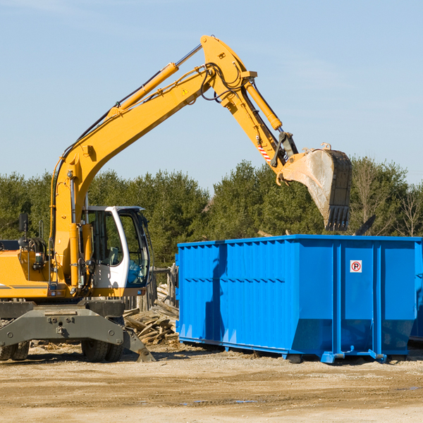 what kind of customer support is available for residential dumpster rentals in Chinook